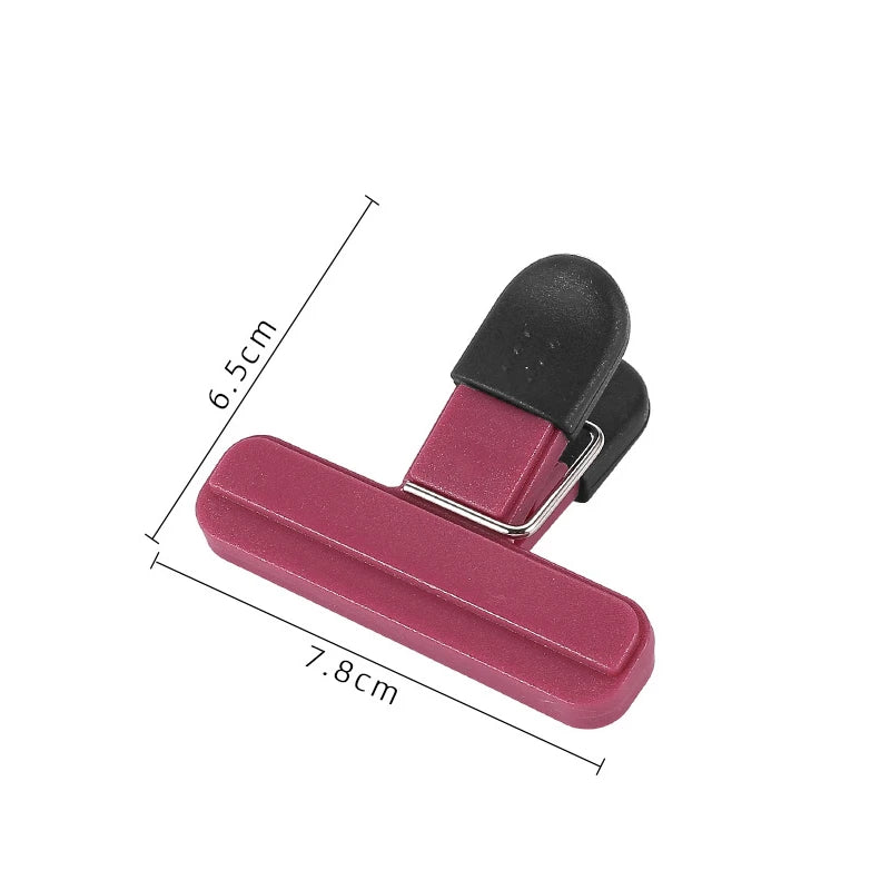Portable Bag Clips Kitchen Storage Food Snack Seal Sealing Bag Clips Sealer Clamp Plastic Tool Kitchen Organization Accessories