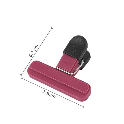 Portable Bag Clips Kitchen Storage Food Snack Seal Sealing Bag Clips Sealer Clamp Plastic Tool Kitchen Organization Accessories