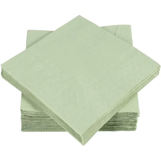 Solid Color Sage Green Party Theme Party Supplies Tablecloths Paper Towels Paper Cups Sage Green Baby Shower Supplies
