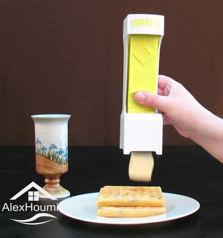 Butter Stick Cutter & Slicer – Butter Dispenser & Toast Shredder Kitchen Tool