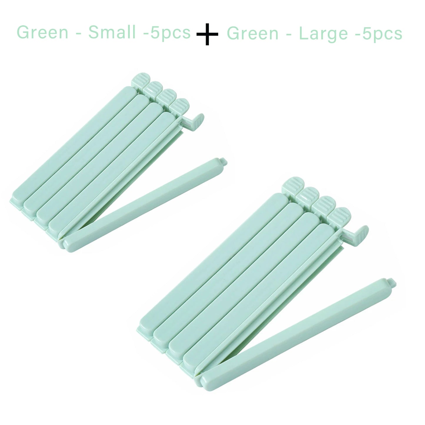 5/10/20Pcs Portable Kitchen Storage Food Snack Seal Sealing Bag Clips Sealer Clamp Plastic Tool Kitchen Accessories