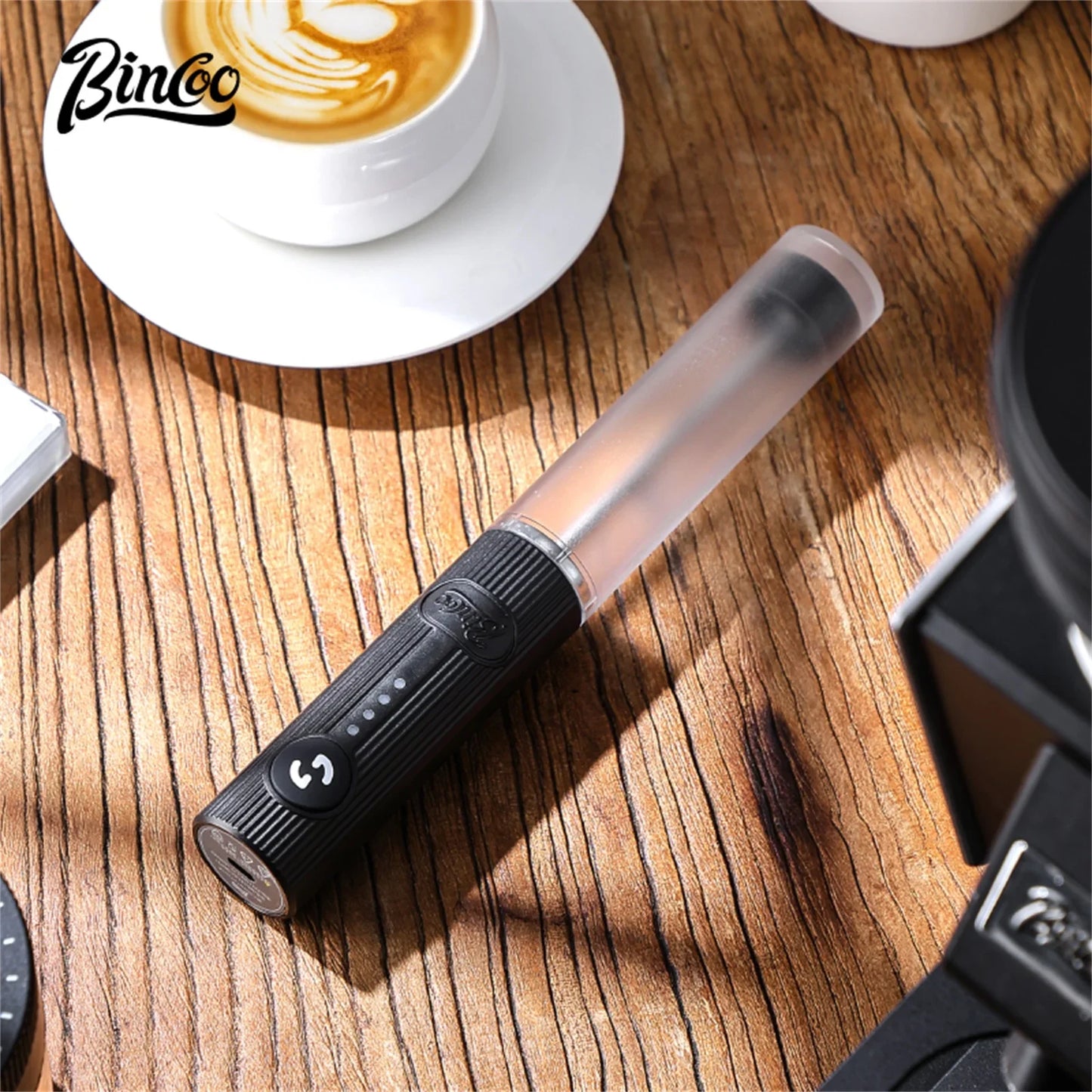 Bincoo Milk Foamer Coffee Whisk Mixer Electric Blender Egg Beater Mini Frother Handle Stirrer Cappuccino Maker Cooking Tools