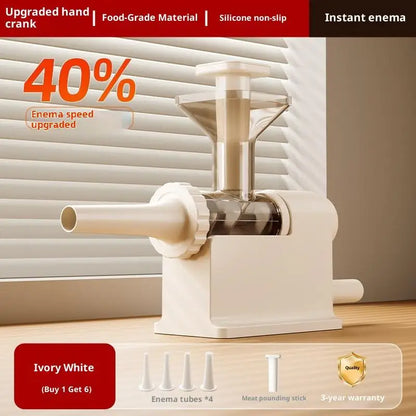 1PCS Manual Sausage Stuffer Machine Stuffer Machine Meat Grinder Filling Maker With Tubing Units For Homemade Production