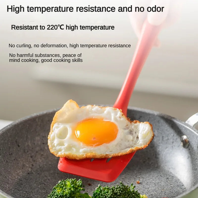 1/5psc kitchen Silicone5Non-Stick pan high temperature resistance spatula set spatula meal Spoon soup spoon set