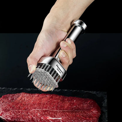 304 Stainless steel meat hammer needle steak tender needle pork chop loose meat needle hammer stainless steel hole piercer