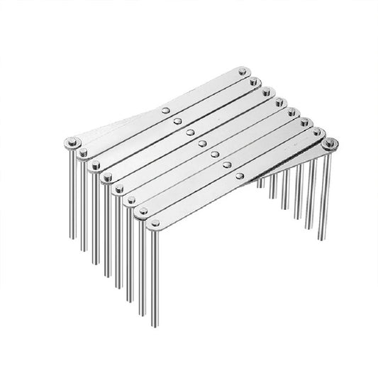 Retractable Foldable Stainless Steel Pot Lid Rack & Pan Organizer