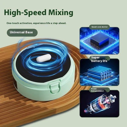 New smart temperature-measuring magnetic automatic stirring cup, electric portable coffee cup, milkshake cup, sports and fitness