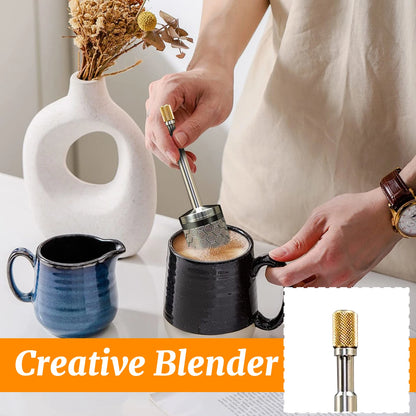 Press & Release Coffee & Tea Stirrer – Portable Infuser Tool for Lattes, Cocktails & Beverages (S/M)