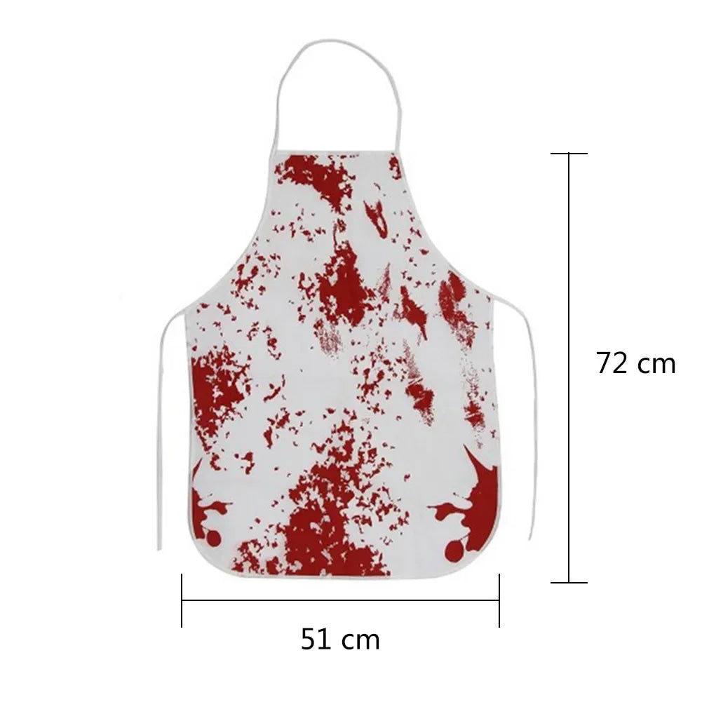 Halloween Butcher Blood Apron Costume