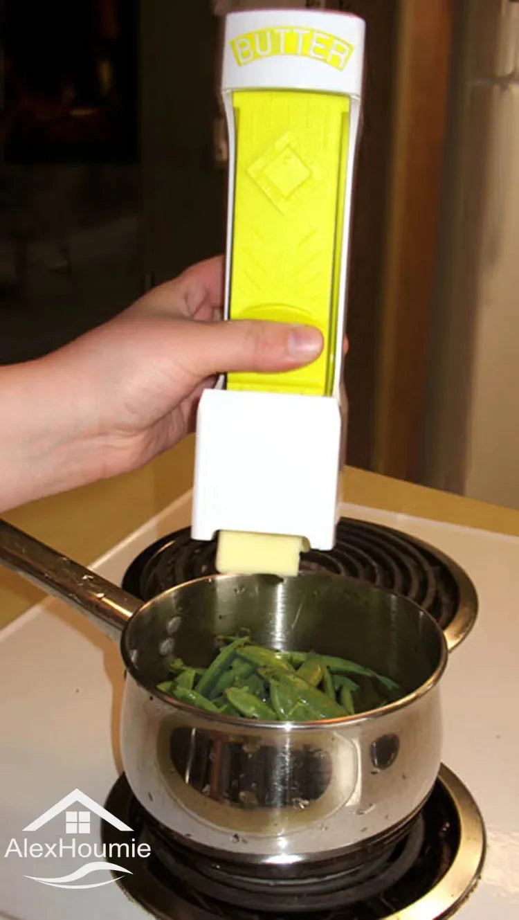 Butter Stick Cutter & Slicer – Butter Dispenser & Toast Shredder Kitchen Tool