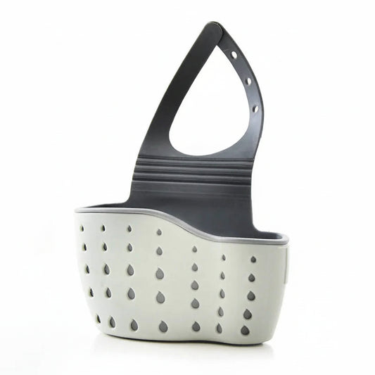 Adjustable Sink Draining Hanging Basket – Kitchen Organizer Accessory