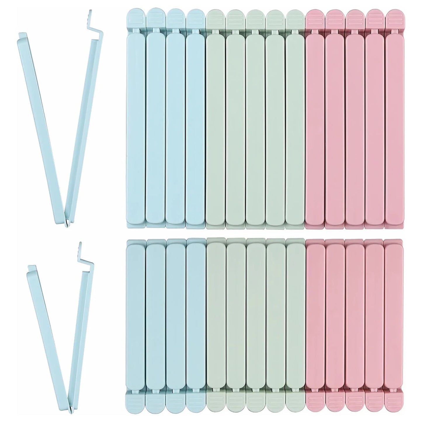 5/10/20Pcs Portable Kitchen Storage Food Snack Seal Sealing Bag Clips Sealer Clamp Plastic Tool Kitchen Accessories