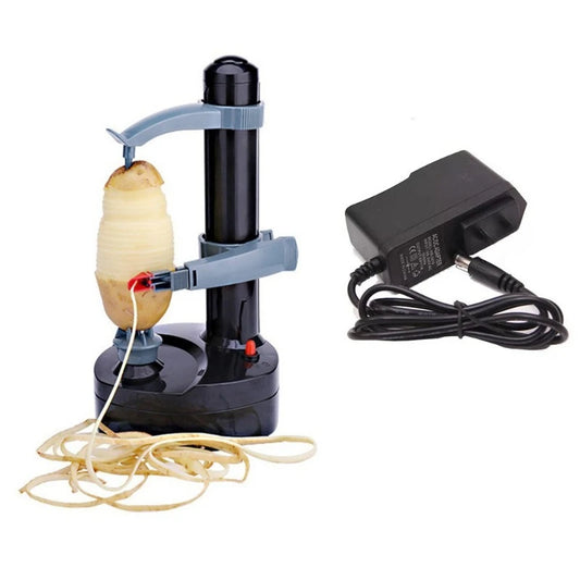 Multifunctional Electric Fruit & Potato Peeler – Removable ABS & Stainless Steel Household Peeler