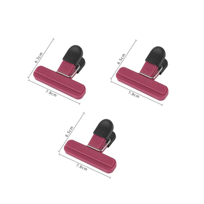 Portable Bag Clips Kitchen Storage Food Snack Seal Sealing Bag Clips Sealer Clamp Plastic Tool Kitchen Organization Accessories