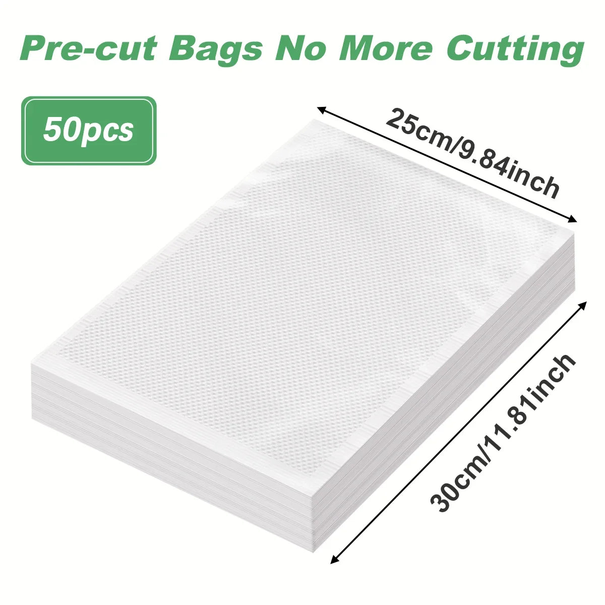 50pcs/lot Kitchen Vacuum Bags for Food Vacuum Sealer Packing Machine Food Storage Bag BPA-Free Kitchen Accessories