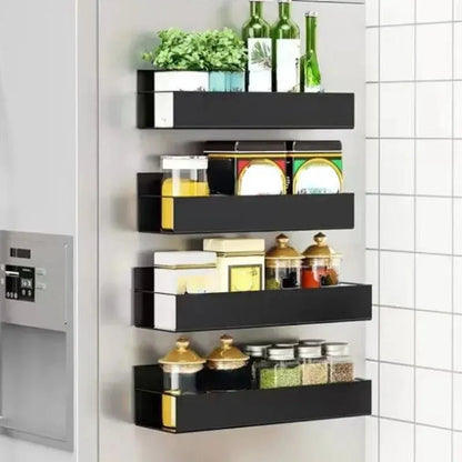 Magnetic Side Storage Shelf – Multifunctional Hanging Rack for Refrigerator & Washing Machine (2 Pcs)