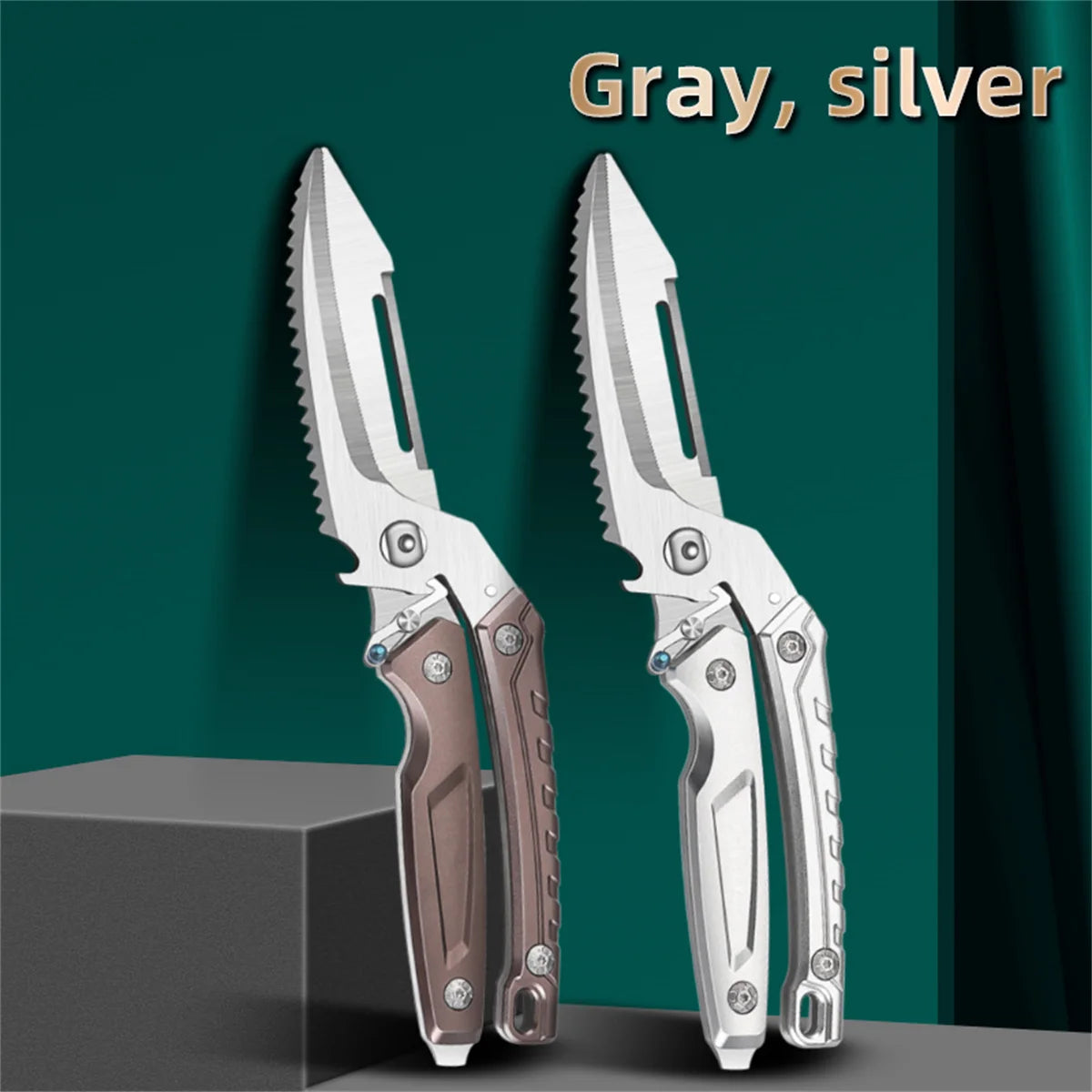 Heavy-Duty Stainless Steel Poultry Shears – Professional Kitchen Scissors for Chicken & Meat Cutting