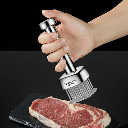 304 Stainless steel meat hammer needle steak tender needle pork chop loose meat needle hammer stainless steel hole piercer