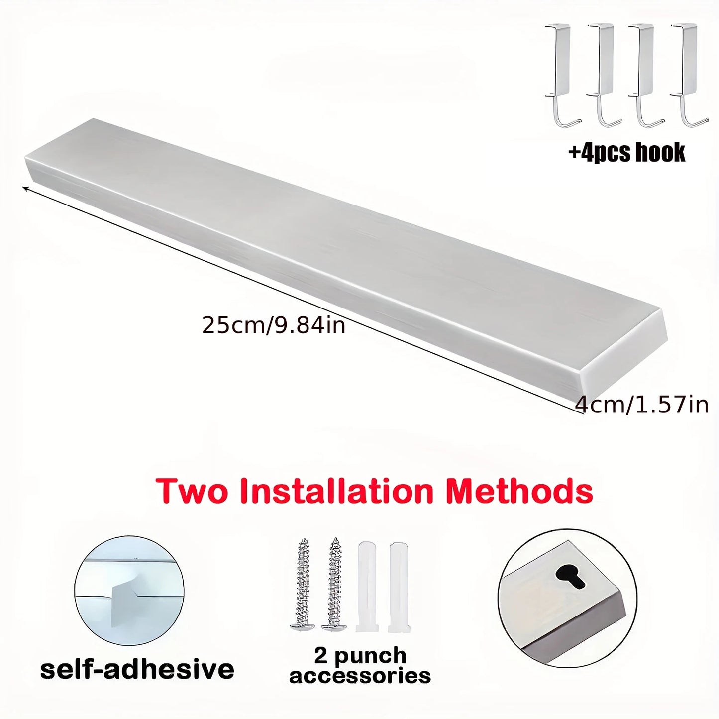 40CM 50CM Stainless Steel Knife Stand Magnetic Knife Holder Wall Block Storage Rack for Knives Kitchen Accessories Organizer