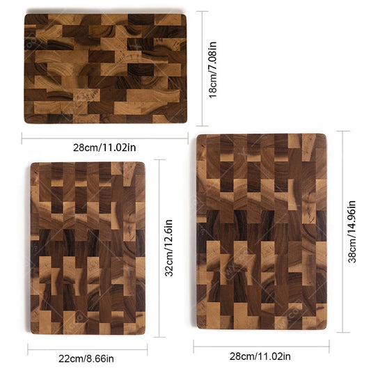 WXCOO Cutting Board Kitchen Tools Wood Double-sided Kitchen Chopping Boards Vegetable Cutting Board for Fruit Vegetables Home