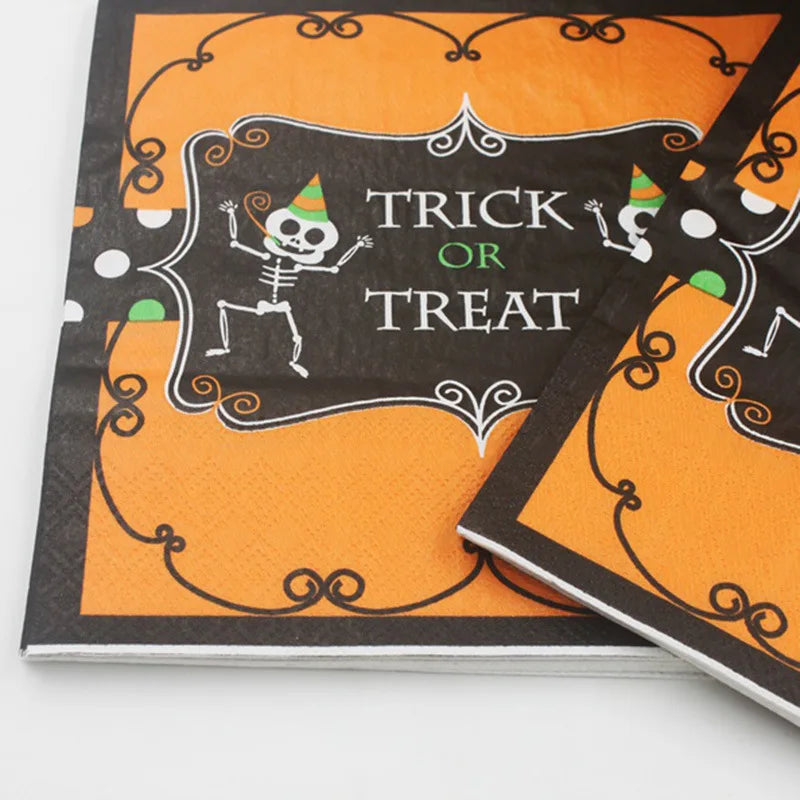 Halloween Disposable Paper Party Napkins