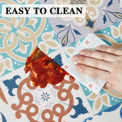 Pvc Carpet for Kitchen Floor Mat Waterproof Home Decoration Rug Oil-proof Anti-slip Long Foot Mats Alfombra Vinilicas Cocina