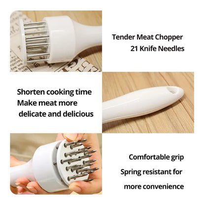 Handheld Meat Tenderizer Needle Hammer – Tendon Breaker for Pork Chop, Chicken & Wings