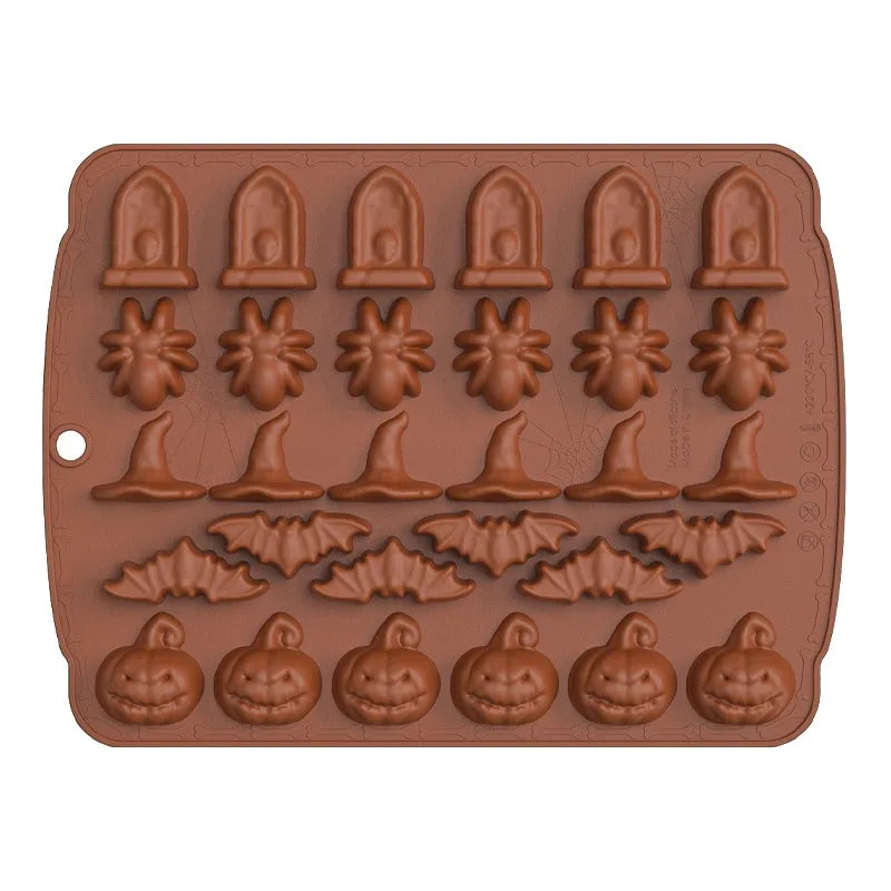 Pumpkin Skull Silicone Ice Cube Mold