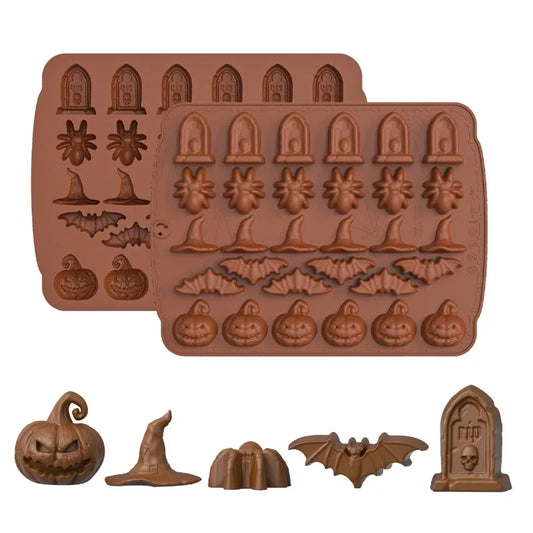 Pumpkin Skull Silicone Ice Cube Mold