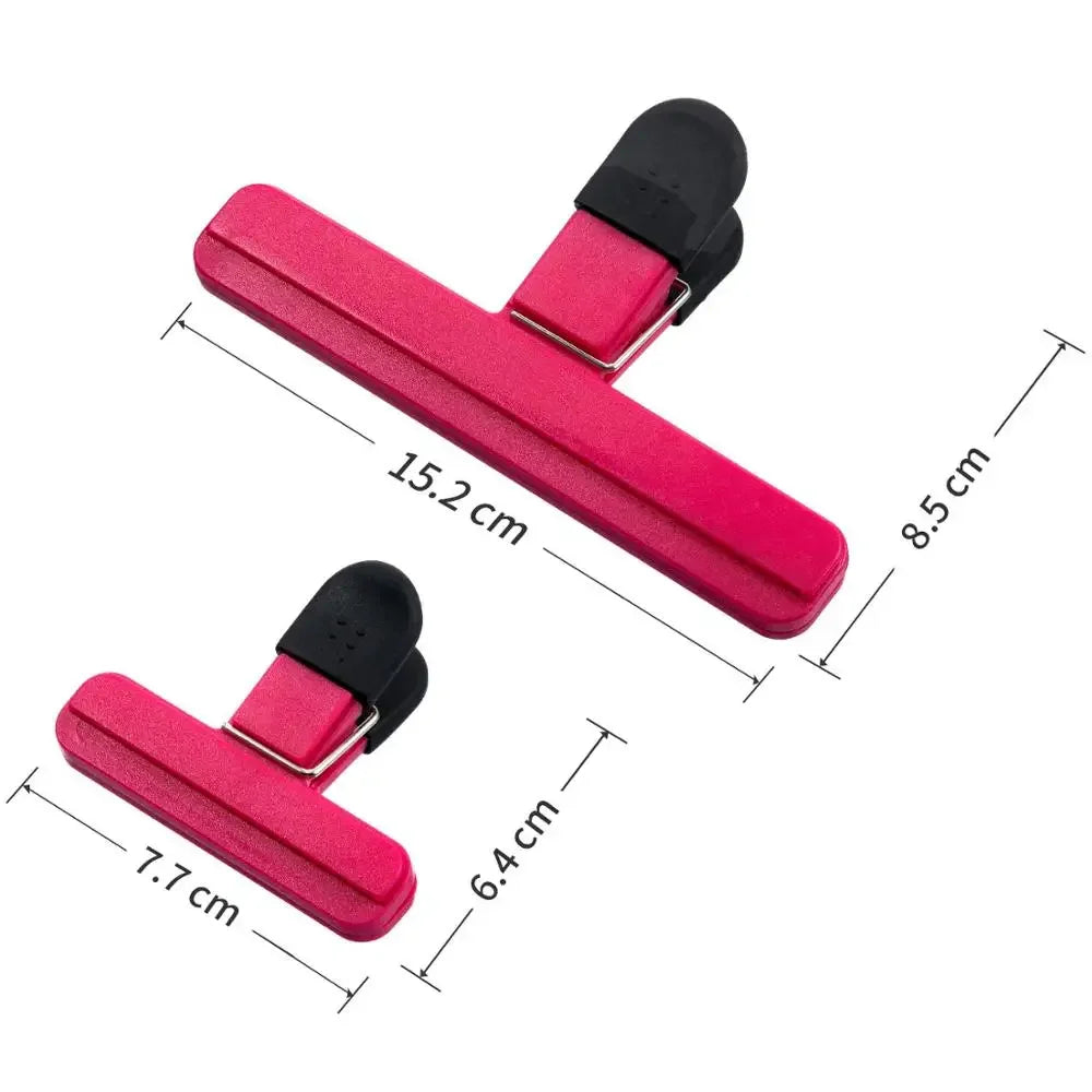 Multi functional food sealing clip, colorful strong sealing clip, snack bag preservation clip, kitchen moisture-proof sealing to