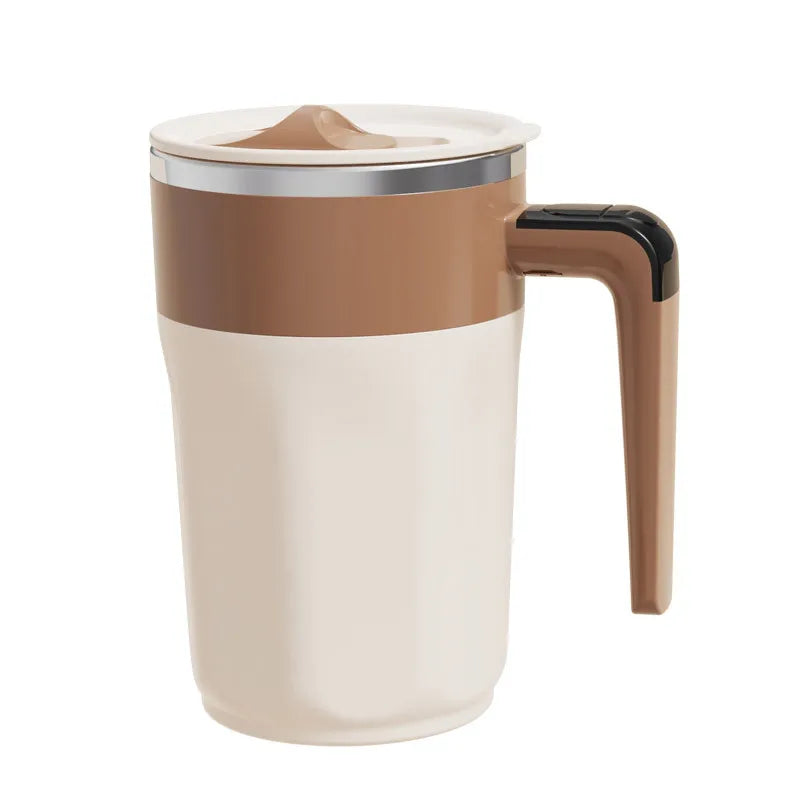 400ML Mixing Cup LED Temperature Display Coffee Cup 316 Stainless Steel Magnetic rotating stirring Milk Coffee Self Stirring Mug