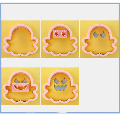 10-Piece Ghost Face Cookie Cutter Set