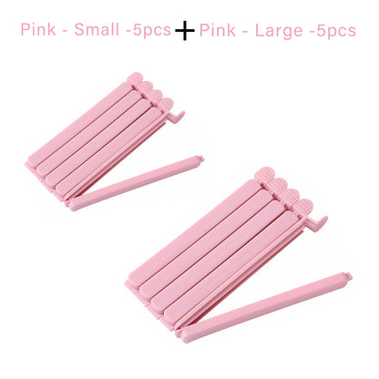 5/10/20Pcs Portable Kitchen Storage Food Snack Seal Sealing Bag Clips Sealer Clamp Plastic Tool Kitchen Accessories