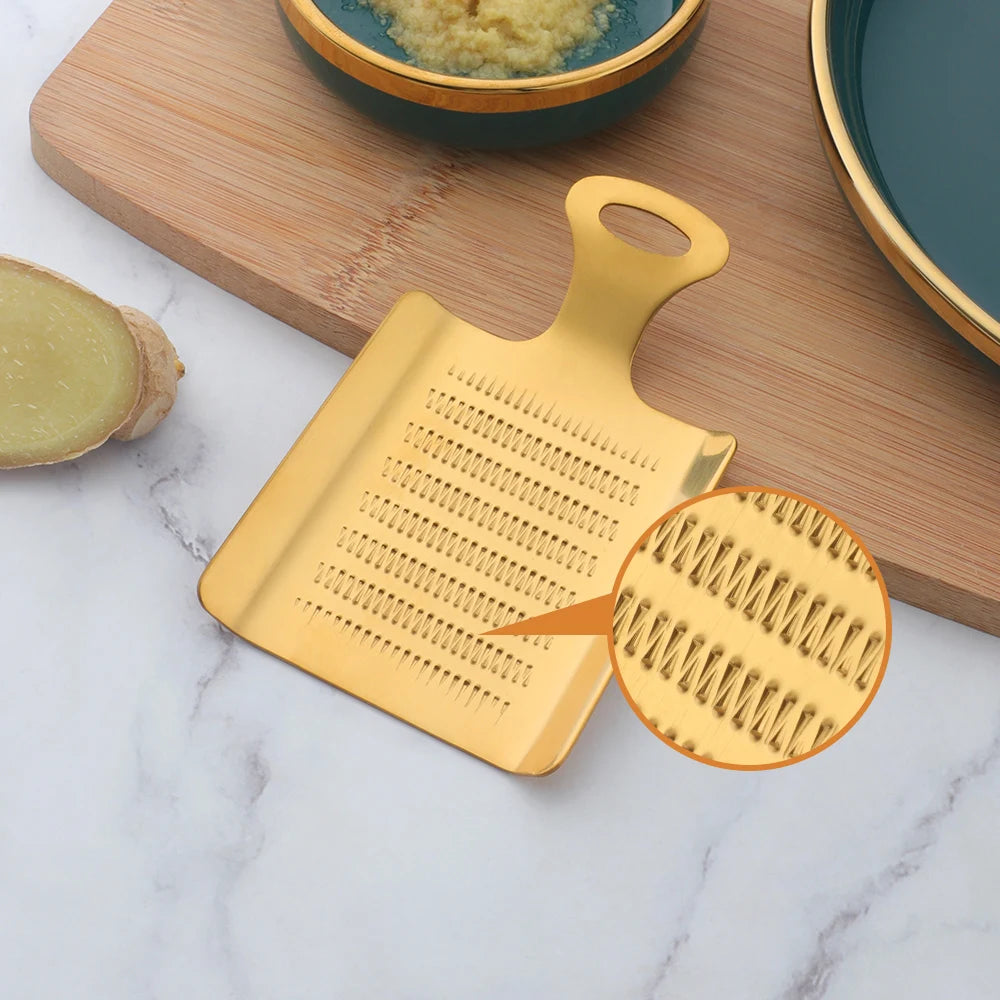 Stainless Steel Manual Ginger Grater – Kitchen Food Grinder & Baby Food Tool - Kitchenley