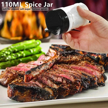 Self-Adhesive Wall-Mounted Spice Rack – Under-Shelf Seasoning Bottle & Kitchen Storage Organizer