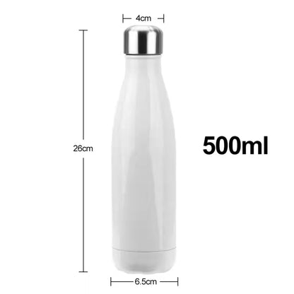 500ml Stainless Steel Water Bottle Cola Water Beer Thermos Double-Wall Insulated Vacuum Flask BPA Free Thermos for Sport Bottles