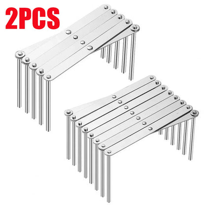 Retractable Stainless Steel Pot Lid Holder & Plate Dish Rack – Space-Saving Heavy-Duty Kitchen Organizer