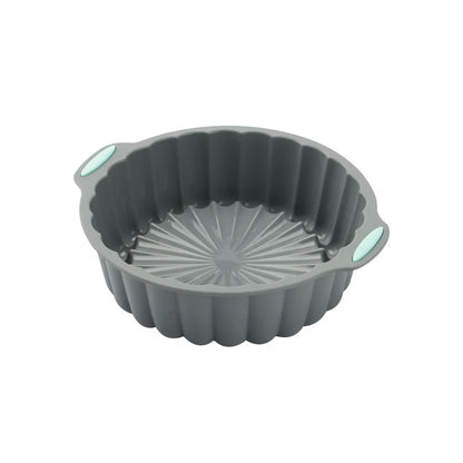 Silicone Fluted Cake Pans Non-Stick Kitchen Oven Baking Pans Easy Release Oven Cake Molds with Muffin Pan Donut Pan Loaf Pan