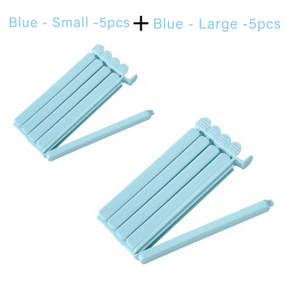 5/10/20Pcs Portable Kitchen Storage Food Snack Seal Sealing Bag Clips Sealer Clamp Plastic Tool Kitchen Accessories