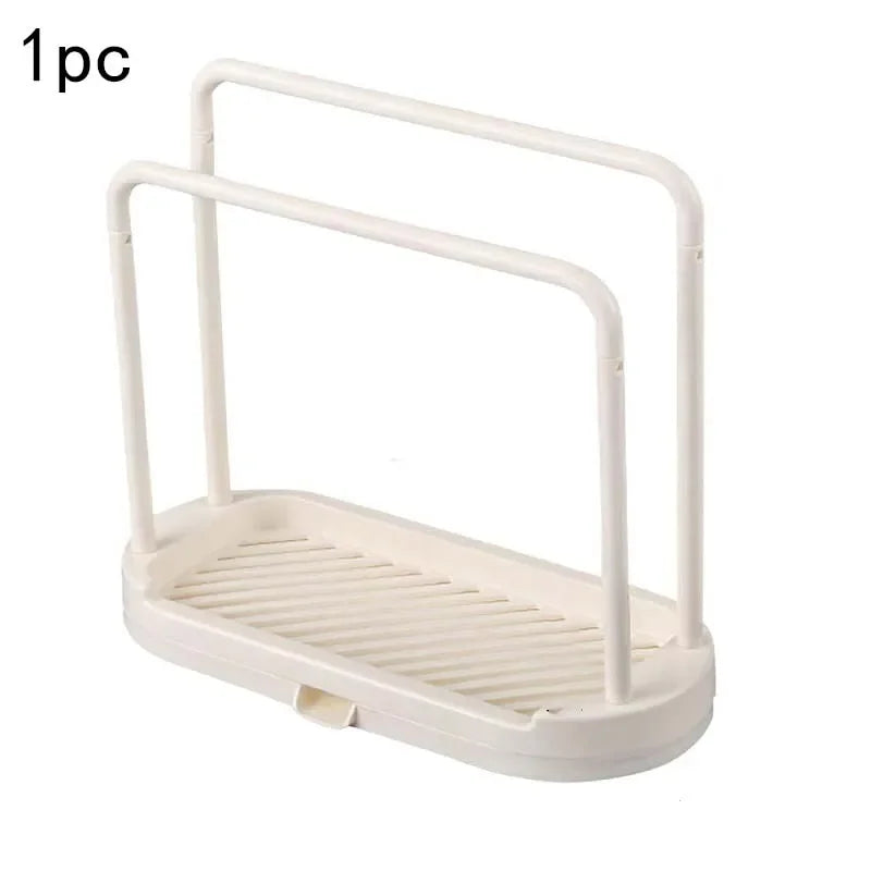 Kitchen Sink Drain Stand & Sponge Storage Basket - Kitchenley