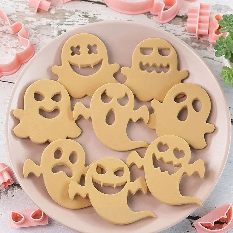 10-Piece Ghost Face Cookie Cutter Set