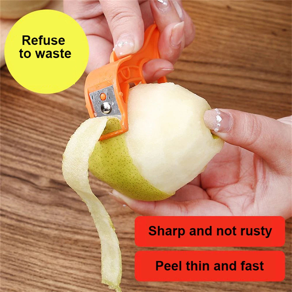 Apple Peeler Orange Kiwi Vegetable Fruit Stainless Steel Peelers Portable Manual Peeling Potatoes Peeler Kitchen Accessories