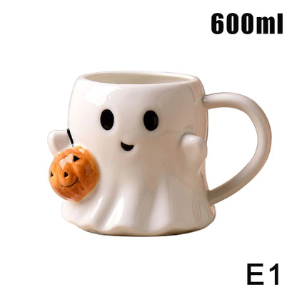 Halloween Wizard Ceramic Mug