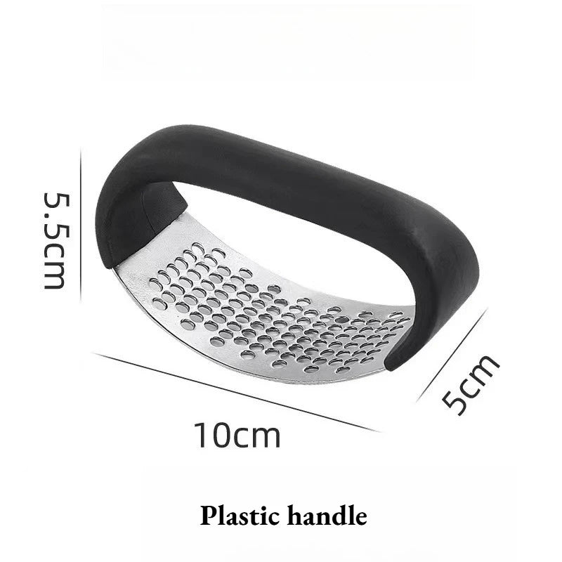 Stainless Steel Garlic Press Manual Garlic Press Squeezer Ergonomic Ginger Garlic Crusher  for Vegetable Kitchen Accessories