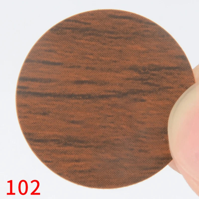 54pcs/Sheet Self Adhesive Furniture Screw Cap Cover Stickers Round Stickers for Home Wood Craft Desk Cabinet Decorative Decals