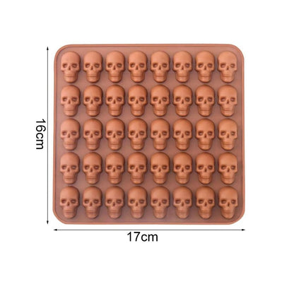 Pumpkin Skull Silicone Ice Cube Mold