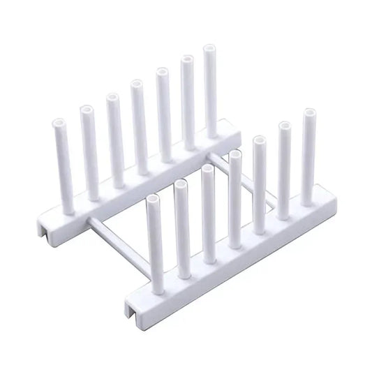 Wooden Dish Drainer & Drying Rack – Kitchen Plate Stand, Pot Lid Holder & Cup Display Shelf