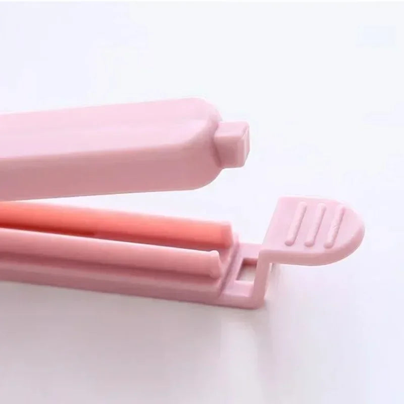 10PCS Bag Clips Food Snack Sealing Clip12/15.5cm Portable Kitchen Storage Accessories Tool Elastic Buckle Package Bag Clamp 2025