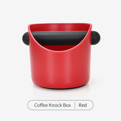 Coffee Knock Box Anti Slip With Removable Bar Grind Dump Bin Anti Slip Shock-absorbent For Barista Espresso Machine Accessories