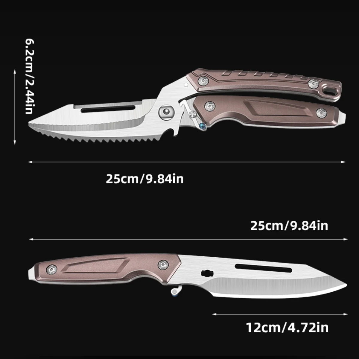 Heavy-Duty Stainless Steel Poultry Shears – Professional Kitchen Scissors for Chicken & Meat Cutting